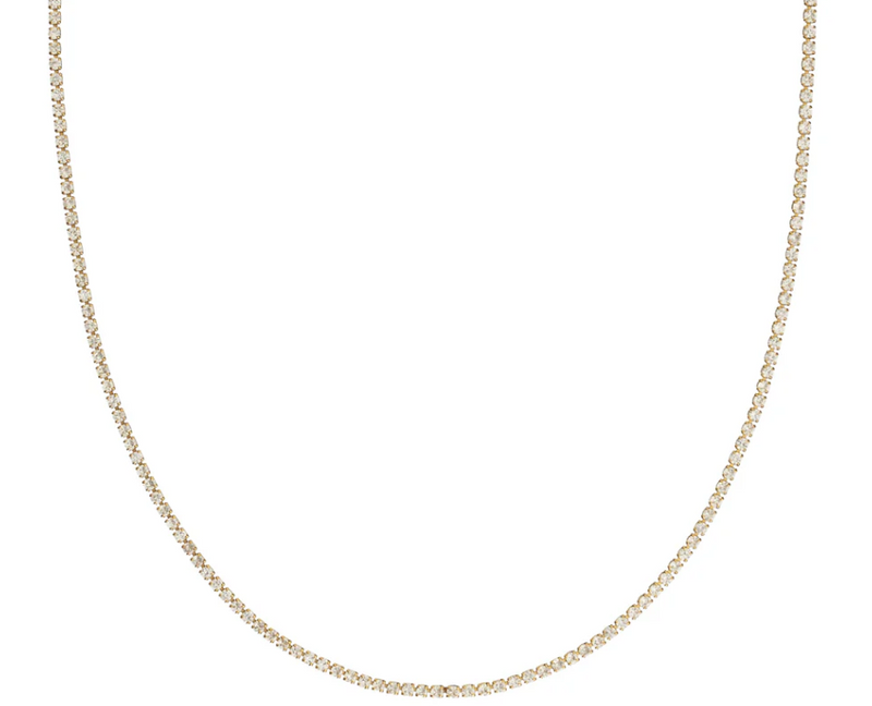 18K Gold Tennis Choker