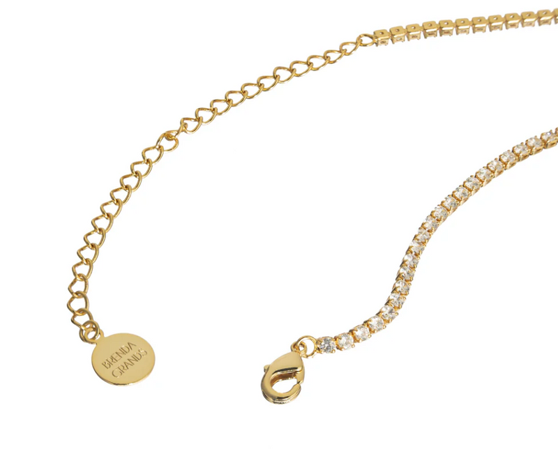 18K Gold Tennis Choker