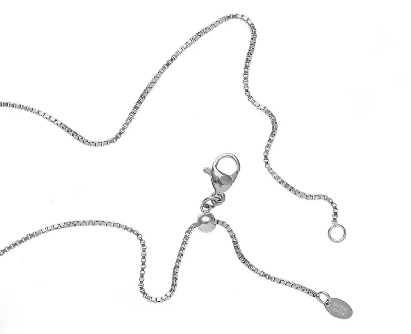 Waterproof Dainty Two-Tone Heart Necklace