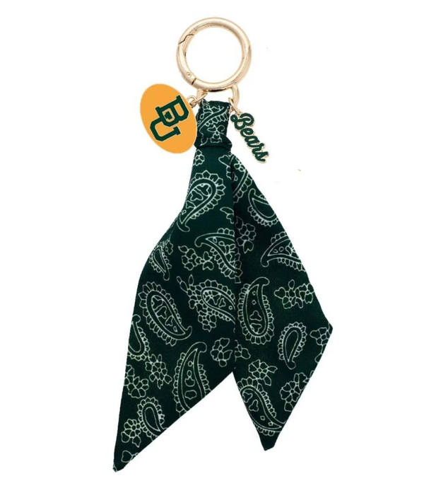 Baylor Bears Logo Bandana Bag Charm