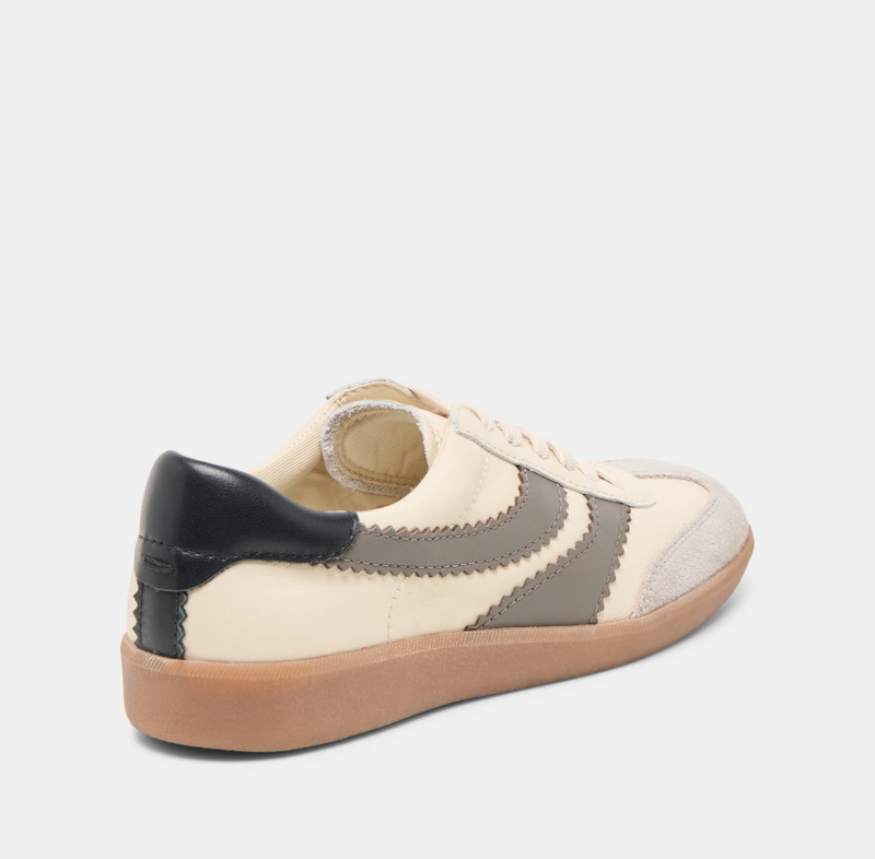 Merit - White / Grey Leather