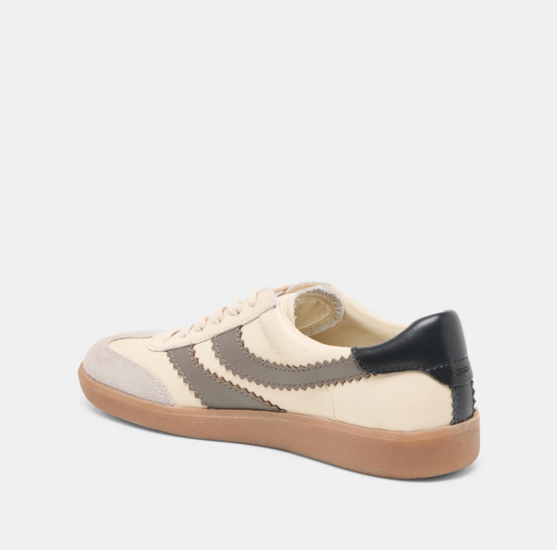 Merit - White / Grey Leather