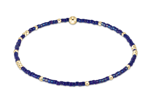 EGIRL HOPE UNWRITTEN BRACELET - BLUE METALLIC