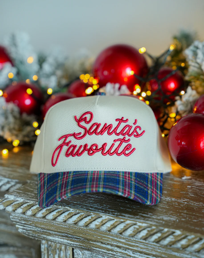 SANTA'S FAVORITE CANVAS CAP