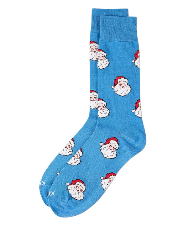 Retro Santa Men's Holiday Crew