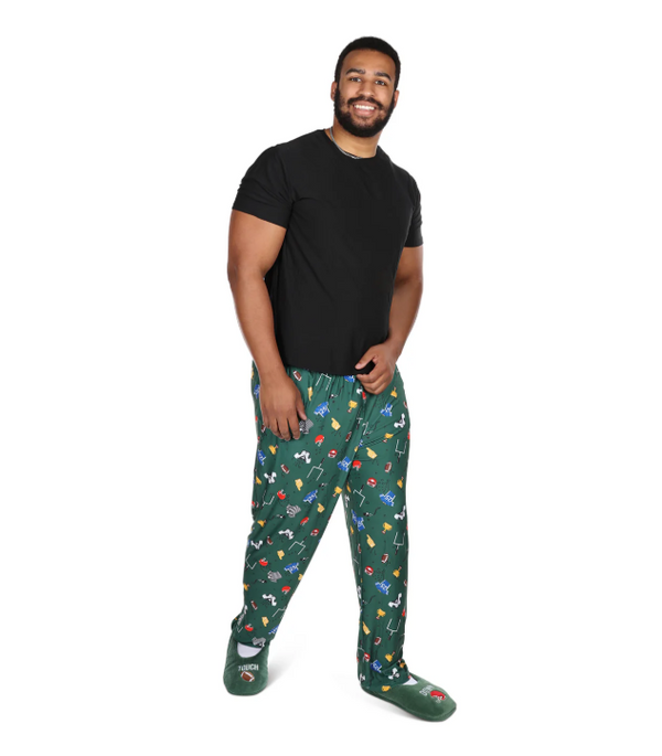 Touchdown 2pc Men's Pant PJ Set in a Bag