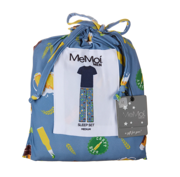 Craft Beer 2pc Men's Pant PJ Set in a Bag