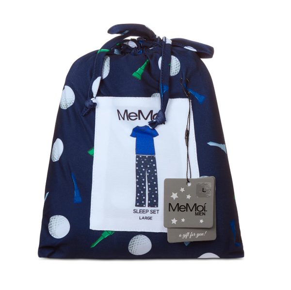 Tee-Time 2pc Men's Pant PJ Set in a Bag