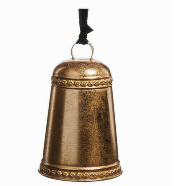 9.5" Gold Bell Ornament