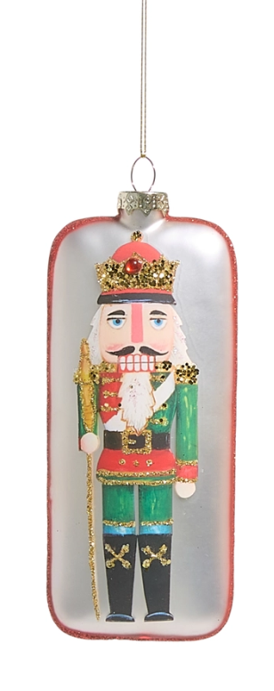 5.75" Nutcracker Rectangle Ornament