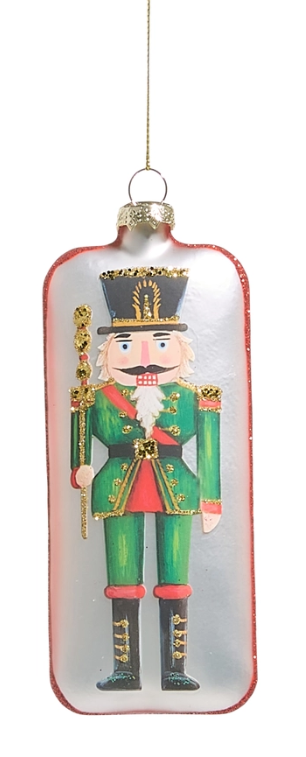 5.75" Nutcracker Rectangle Ornament