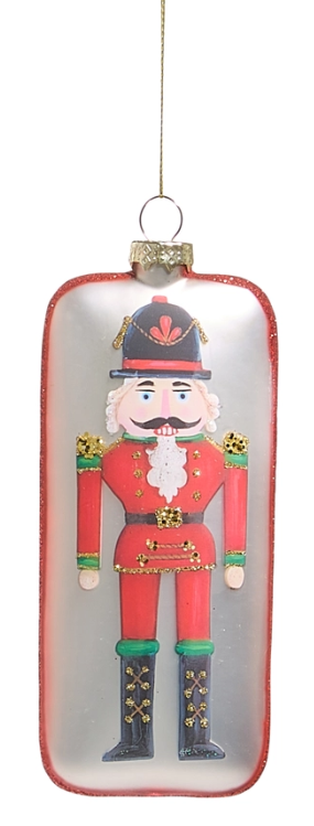 5.75" Nutcracker Rectangle Ornament