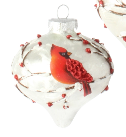 3" Cardinal Ornament