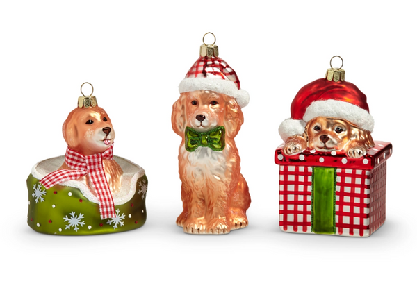 5.5" Celebrate the Season Pup Ornament