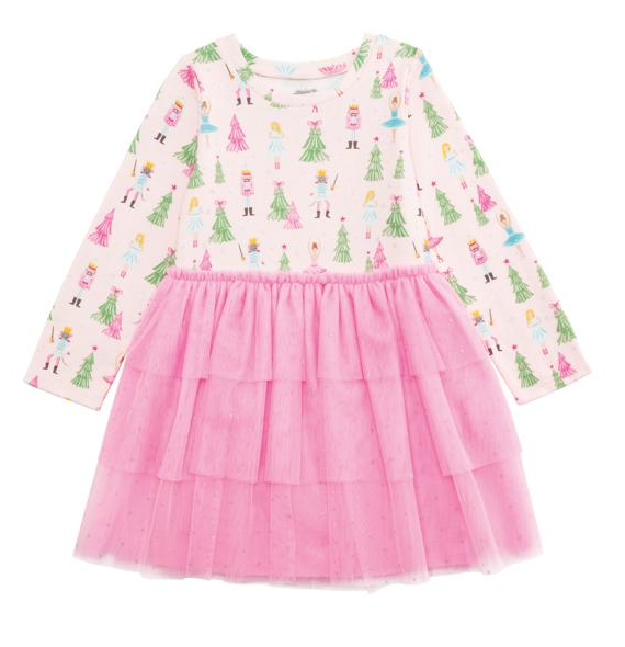 Nutcracker Print Tutu Dress