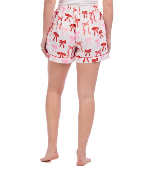 Holiday Pajama Short Bow
