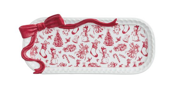 BOW TOILE EVERYTHING PLATE