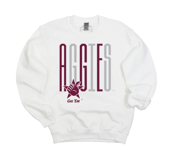 Goal Post Crewneck Fleece - Texas A&M University