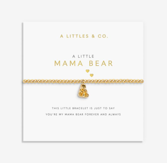 A LITTLE | MAMA BEAR | Gold-Tone Plated | Bracelet26