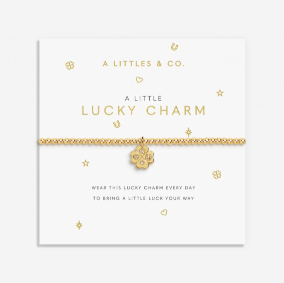 A LITTLE | LUCKY CHARM | Gold-Tone Plated | Bracelet