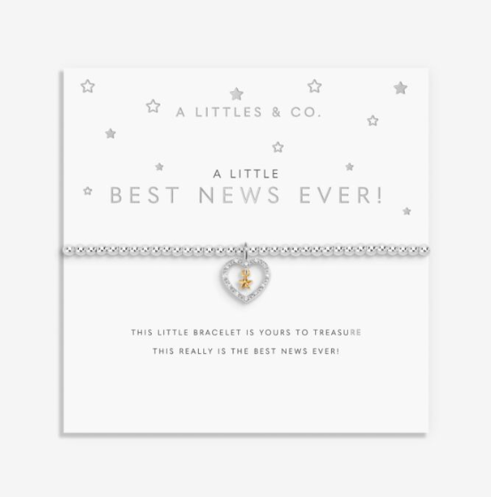 A LITTLE | BEST NEWS EVER! | Silver & Gold-Tone Plated | Bracelet