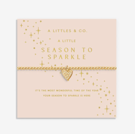 CHRISTMAS A LITTLE | SEASON TO SPARKLE | Gold-Tone Plated | Bracelet