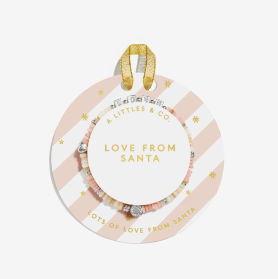 KIDS' HAPPY LITTLE MOMENTS | LOVE FROM SANTA | Silver Plated | Bracelet