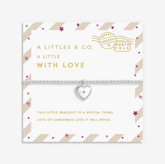 LOVE FROM SANTA | WITH LOVE | Silver Plated | Bracelet
