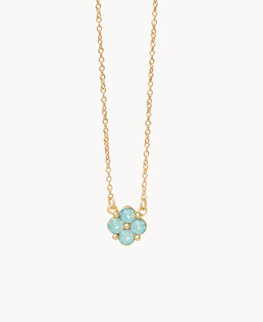 Sea La Vie Necklace 18“ Blessed/Sea Foam Clover