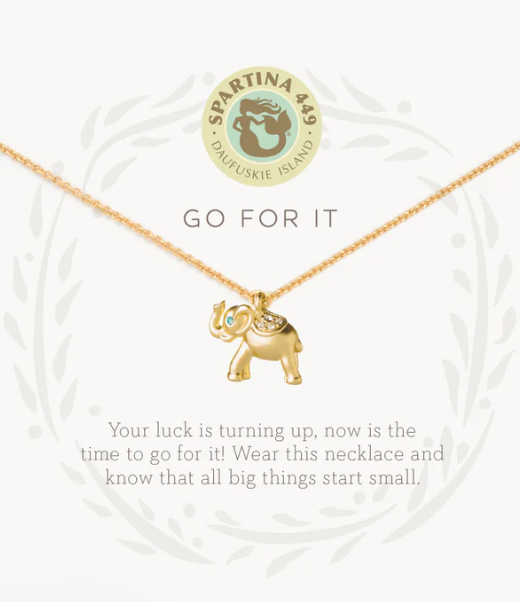 Sea La Vie Necklace 18” Go For It/Elephant