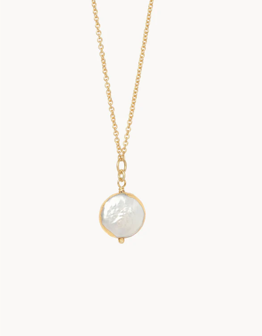 SLV Necklace 18“ Survivor/Coin Pearl