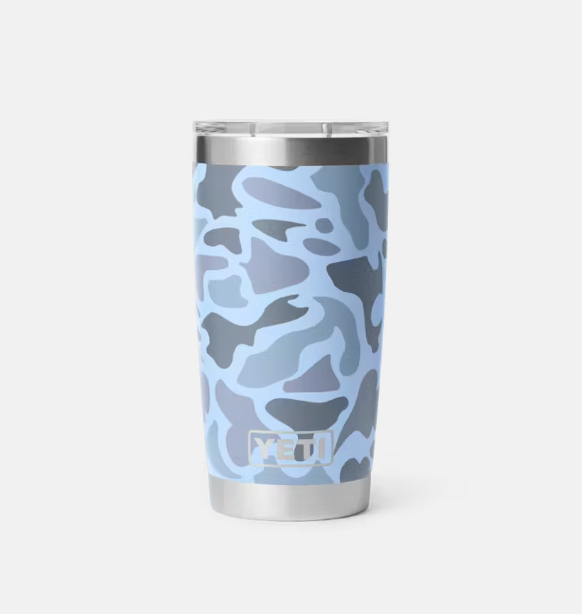 RAMBLER 20 OZ TUMBLER - BLUE CAMO