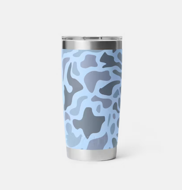 RAMBLER 20 OZ TUMBLER - BLUE CAMO