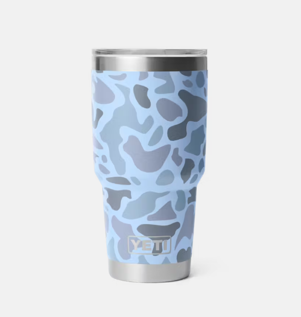RAMBLER 30 OZ TUMBLER - BLUE CAMO