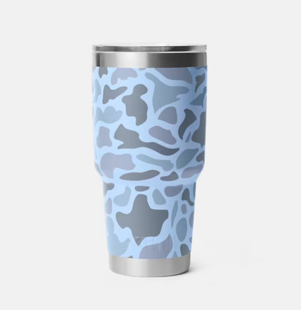 RAMBLER 30 OZ TUMBLER - BLUE CAMO