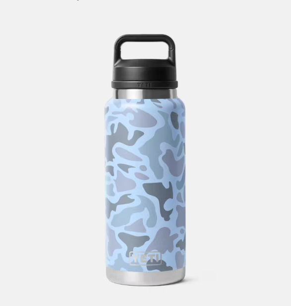 RAMBLER 36 OZ BOTTLE CHUG - BLUE CAMO