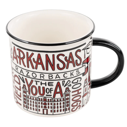Arkansas Collage Campfire Mug