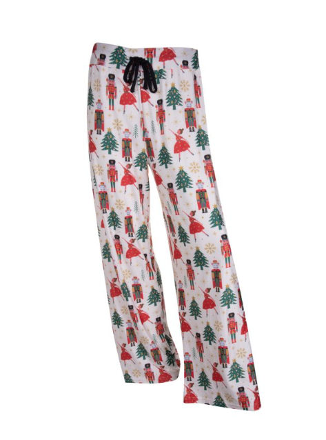 Nutcracker Notched Collar Pajama Set