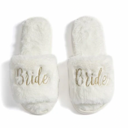 Bride Slippers - Ivory