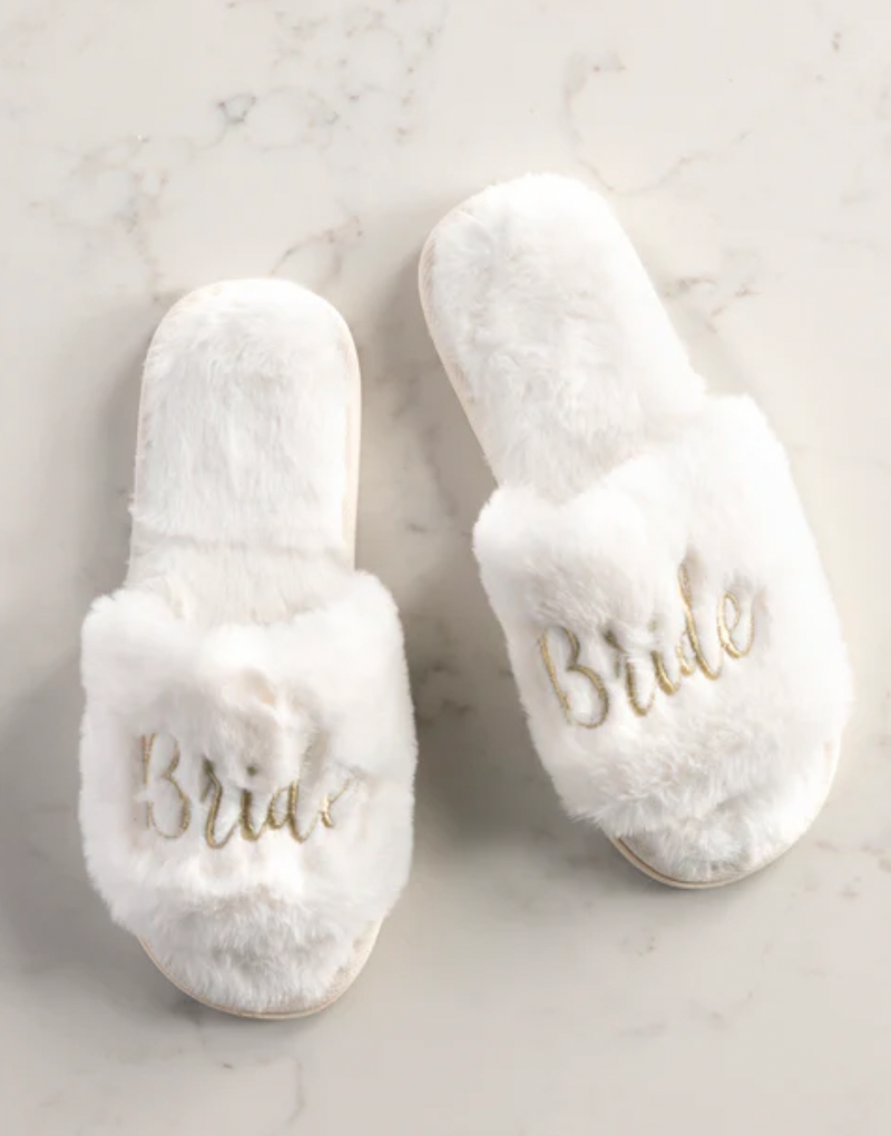 Bride Slippers - Ivory