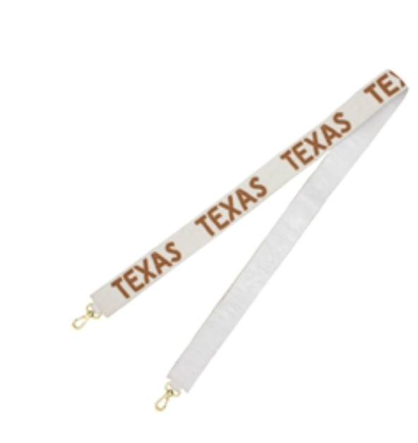 Collegiate Beaded Strap - Texas