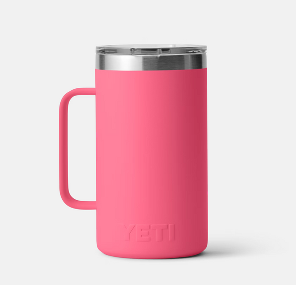 Rambler 24 oz Mug with Magslider Lid - Tropical Pink