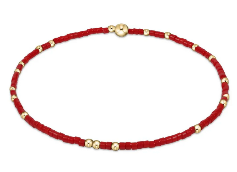 Hope Unwritten Bracelet - Bright  Red