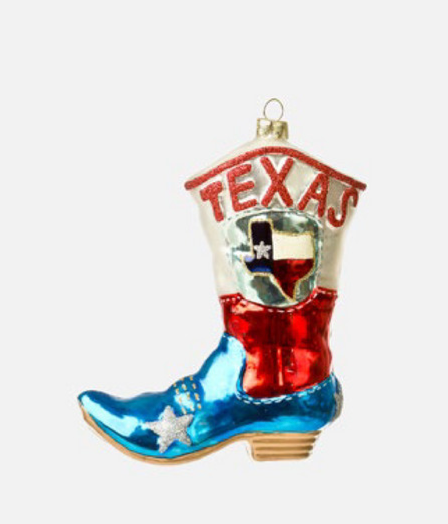 Texas Boot Ornament