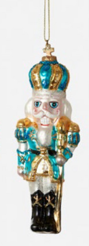 Nutcracker Ornament - Glass