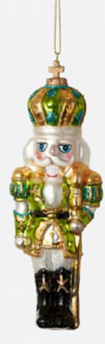 Nutcracker Ornament - Glass