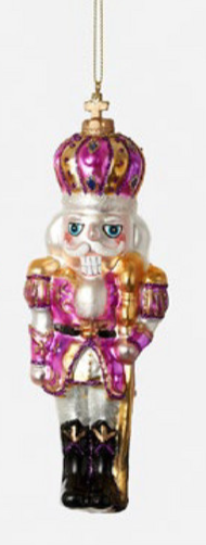 Nutcracker Ornament - Glass