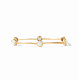 Milano Bangle - Gold - Mother of Pearl - M