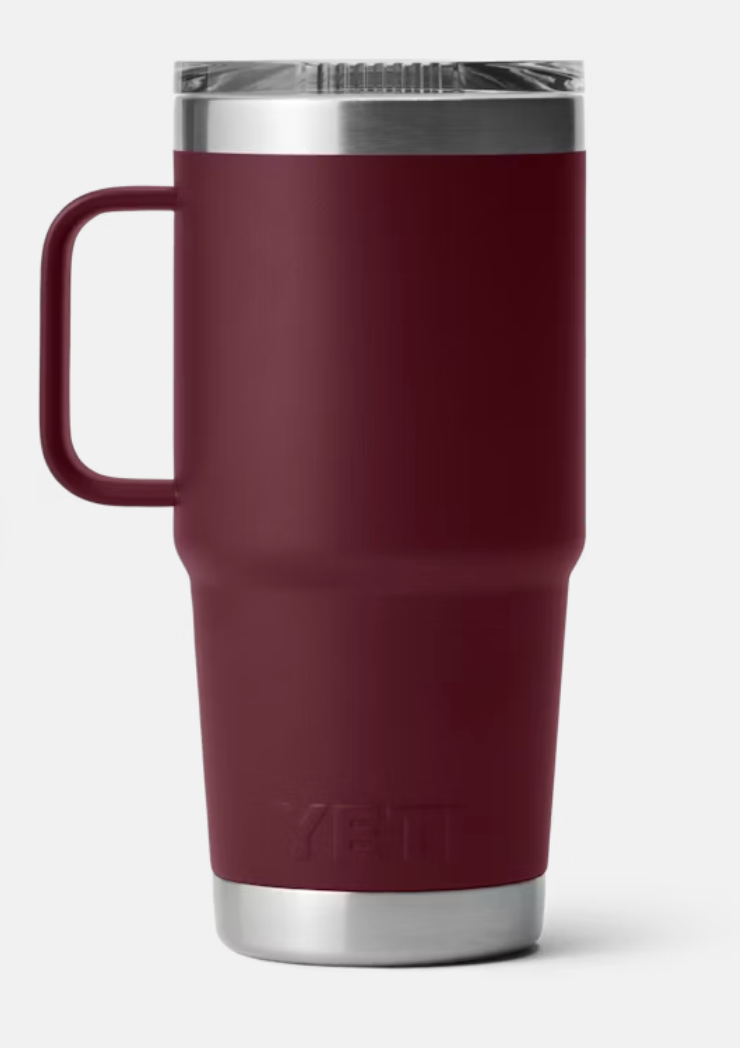 RAMBLER 20 OZ TUMBLER MAGSLIDER LID - WILD VINE RED