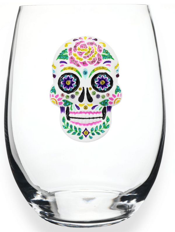 Sugar Skull Stemless